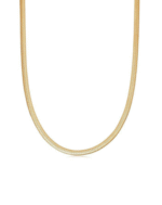 ALESSIA LOVE Flat Snake Chain Necklace - Image 3