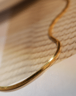 ALESSIA LOVE Square Snake Chain Necklace - Image 4