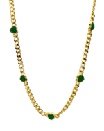 ALESSIA LOVE Jelly Heart Gemstone Charm Necklace - Image 5