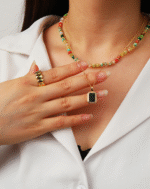 ALESSIA LOVE Square Reversible Pendant Necklace - Image 7