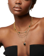 ALESSIA LOVE Jelly Heart Gemstone Charm Necklace - Image 8