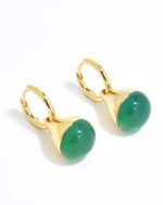 ALESSIA LOVE Natural Stone Teardrop Earrings