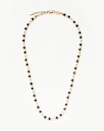 Natural Pearl & Gemstone Beaded Necklace