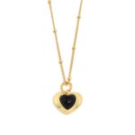 ALESSIA LOVE Agate Heart Necklace