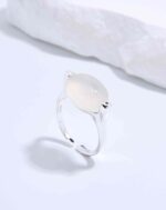 ALESSIA LOVE Natural Stone Oval Adjustable Ring - Image 14