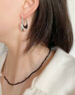 ALESSIA LOVE U-Hoop Natural Stone Earrings - Image 15