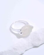 ALESSIA LOVE Natural Stone Oval Adjustable Ring - Image 16