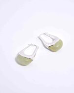 ALESSIA LOVE U-Hoop Natural Stone Earrings - Image 18