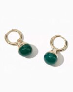 ALESSIA LOVE Natural Stone Teardrop Earrings - Image 2