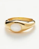 ALESSIA LOVE Gemstone Dome Ring - Image 2