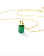 Natural Agate Pendant Necklace - Image 2