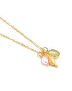 Shell Pearl Charm Necklace - Image 2