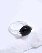 ALESSIA LOVE Natural Stone Oval Adjustable Ring - Image 20