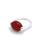 ALESSIA LOVE Natural Stone Oval Adjustable Ring - Image 23