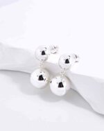 ALESSIA LOVE Double Sphere Stud Earrings - Image 4