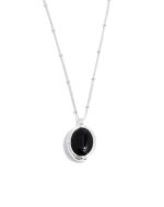 ALESSIA LOVE Reversible Oval Gemstone Necklace - Image 4
