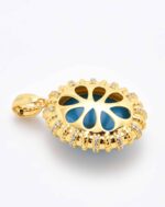 ALESSIA LOVE Oval Turquoise Vintage Necklace - Image 4