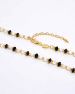Natural Pearl & Gemstone Beaded Necklace - Image 4