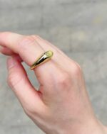 ALESSIA LOVE Natural Stone Dome Ring - Image 4