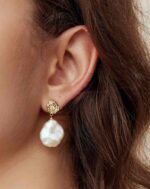 ALESSIA LOVE Baroque Pearl Drop Earrings - Image 4
