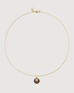 ALESSIA LOVE Natural Gemstone Disc Necklace - Image 5