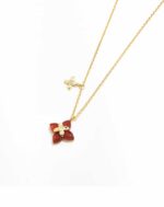 Four-Leaf Luxury Stone Necklace - Image 5