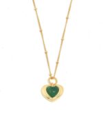 ALESSIA LOVE Agate Heart Necklace - Image 5