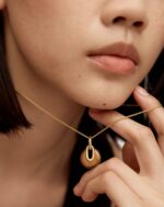 ALESSIA LOVE Natural Gemstone Disc Necklace - Image 6