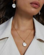 Baroque Pearl Bud Necklace - Image 6