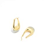 ALESSIA LOVE U-Hoop Natural Stone Earrings - Image 6