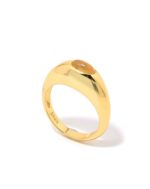 ALESSIA LOVE Natural Stone Dome Ring - Image 6