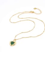 ALESSIA LOVE Agate Heart Necklace - Image 7