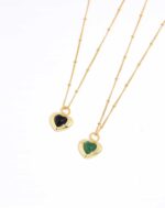 ALESSIA LOVE Agate Heart Necklace - Image 8