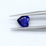 Natural Blue Sapphire 6x6mm Heart Cut 1.21ct Royal Blue Loose Gemstone for Jewelry Gift