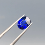 Natural Blue Sapphire 6x8mm Oval Cut 1.6ct Royal Blue Loose Gemstone for Engagement Ring - Image 2