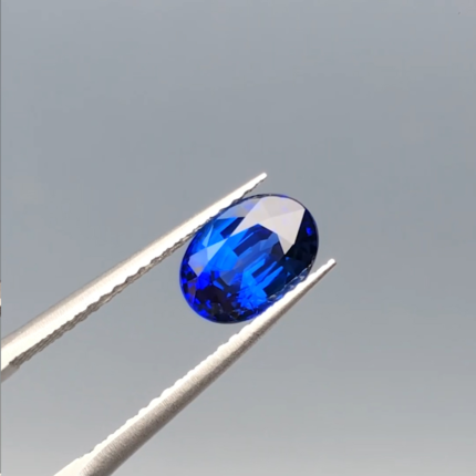 Natural Blue Sapphire 3.5x4.5mm Oval Cut 0.35ct Sri Lanka Heated Loose Gemstone for Engagement Ring