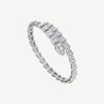 Gold CZ Snake Bracelet - Image 6