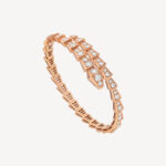 Gold CZ Snake Bracelet - Image 3