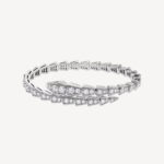 Gold CZ Snake Bracelet - Image 7