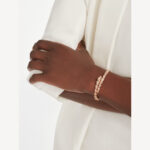 Gold CZ Snake Bracelet - Image 5