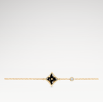 Gold-Plated Black Onyx Star Bracelet