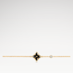 Gold-Plated Black Onyx Star Bracelet