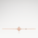 Rose Gold-Plated Pink Mother of Pearl Star Bracelet