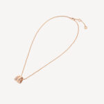 Rose Gold-Plated CZ Snake Pendant Necklace - Image 2