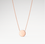 Rose Gold-Plated White Mother of Pearl Flower Necklace - Image 3