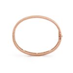 Gold-Plated CZ Beaded Bangle Bracelet - Image 6