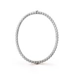 Gold-Plated Beaded Bangle Bracelet - Image 6