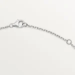 Gold-Plated Interlocking Circle CZ Necklace - Image 8
