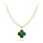 Gold-Plated Motif Pendant Long Necklace - Image 7